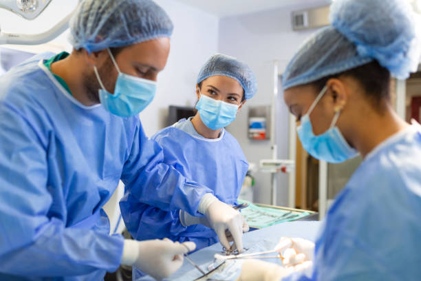 Nurses in a surgery room